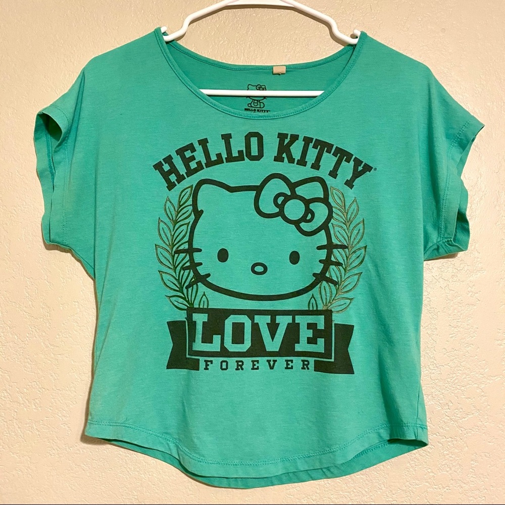 Hello Kitty Green Baby Tee Shirt